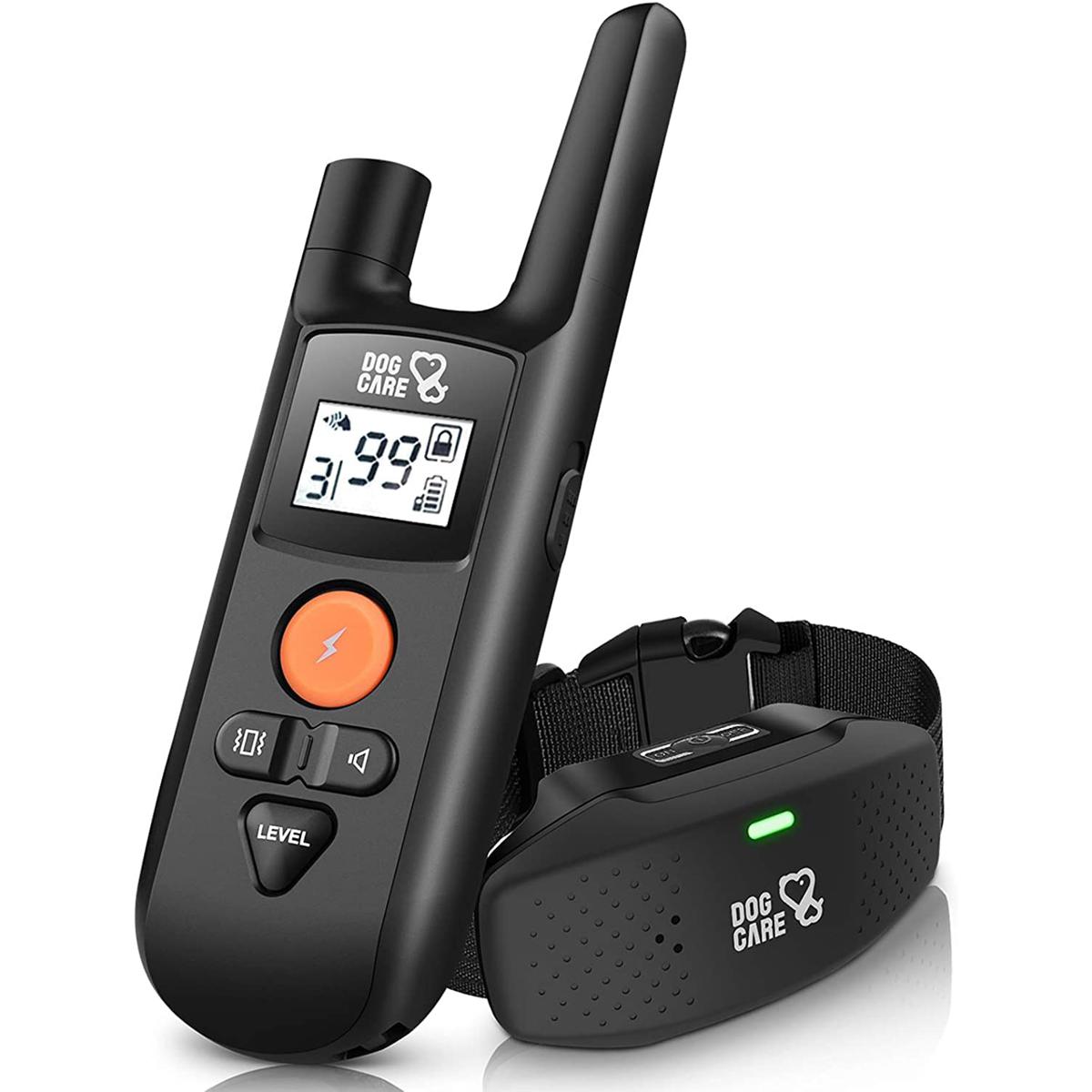 Dog Care Training Bark Collar w Remote Rechargeable Dog Care Training Bark Collar w Remote Rechargeable